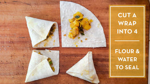 Best Recipes for Cheesemaking, Fermentation, Preserving. baked flat bread samosas
