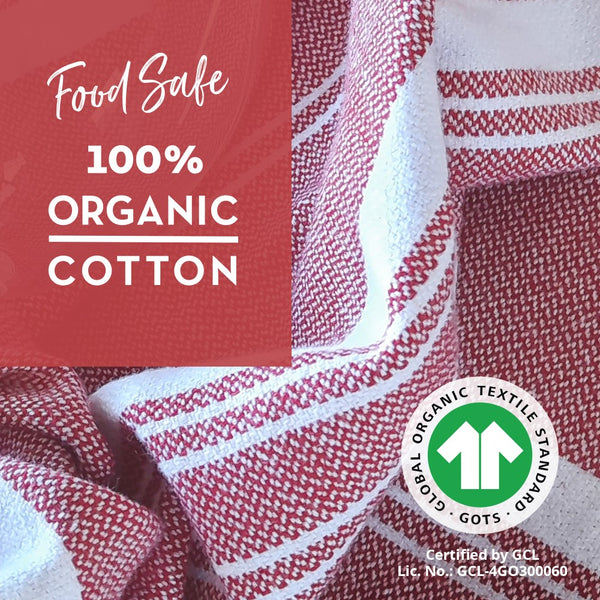 certified organic cotton dish towels