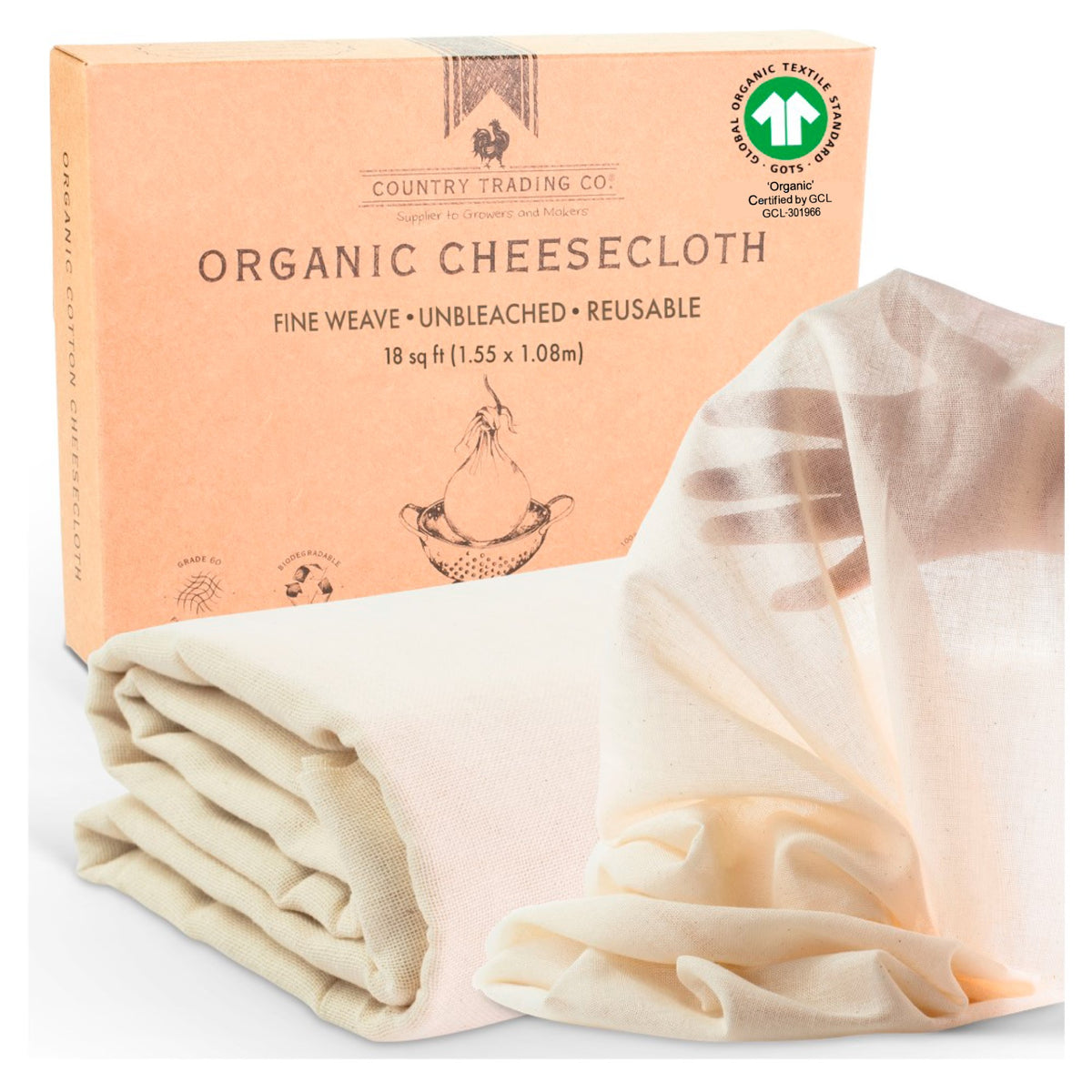 Reusable Cheesecloth - The Best for Basting, Draining, and Steaming