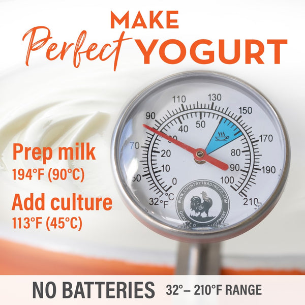 temperature for making yogurt