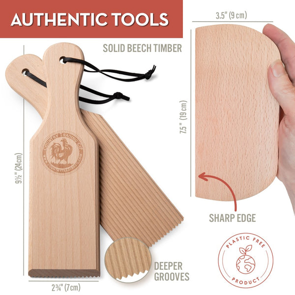 gnocchi butter paddle dough scraper