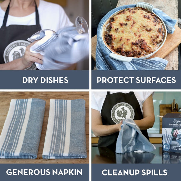 kitchen towels for napkins spills and surface protectors