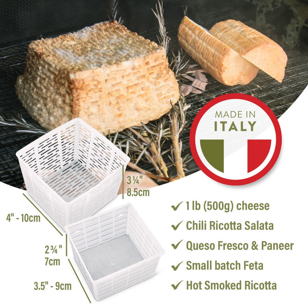 square cheese mold for feta