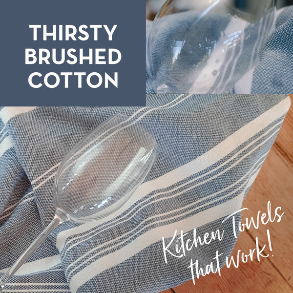 Dish Towels that Really Dry | Super Absorbent | Oversize Organic Cotton  Kitchen Towels